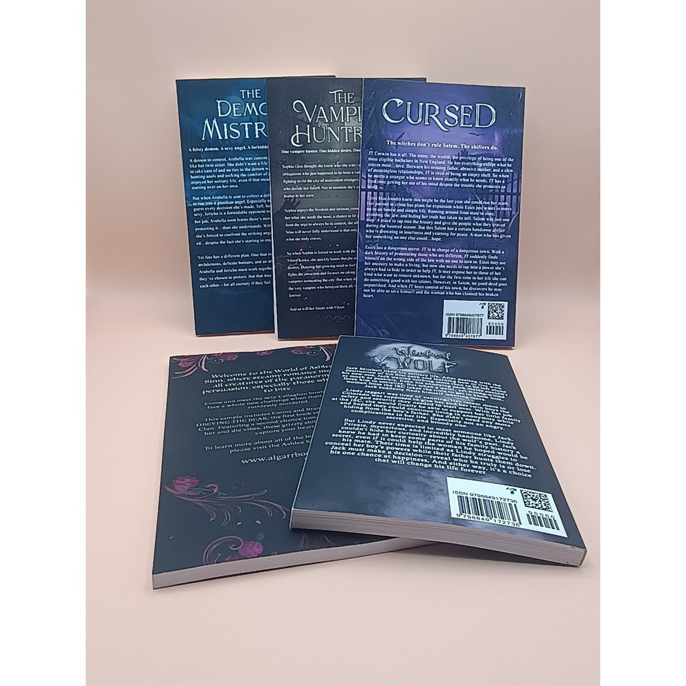 Ashlee Sinn Paranormal Romance Bundle 5pk Signed Wicked Wolf Vampire Huntress - Picture 2 of 16